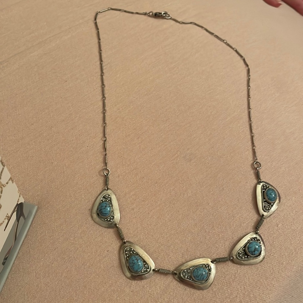 Sterling Silver Handmade Jerusalem Israel Necklace
